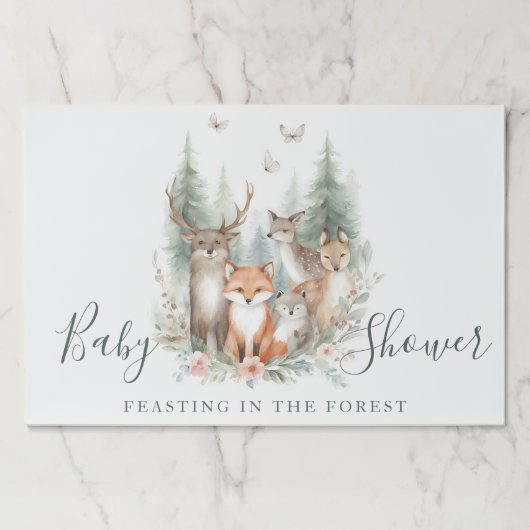 ウッドランド水彩動物 ペーパーパッド (正面)