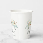 ウッドランド水彩動物 紙コップ (左)