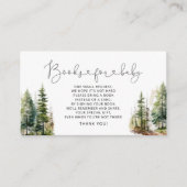 ウッドランド水彩林本ベビーチケット エンクロージャーカード (正面)