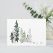 ウッドランド水彩死別ありがとうございます サンキューカード (スタンド正面)