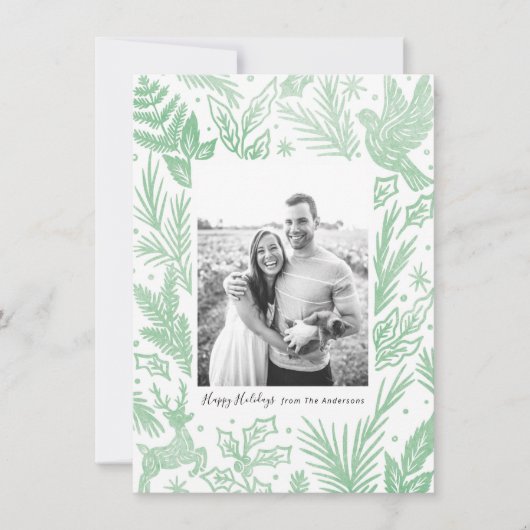 ウッドランド水彩画 シーズンカード (正面)