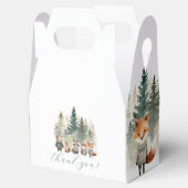 ウッドランド水彩赤ちゃんシャワー フェイバーボックス (オープン)