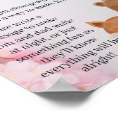 ウッドランド深夜おむつ赤ちゃんシャワーゲームのサイン ポスター (角)