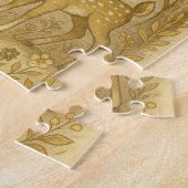 ウッドランド生き物お洒落党の好意 ジグソーパズル (側面)