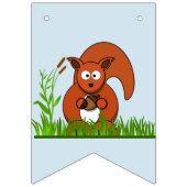 ウッドランド生き物の赤ちゃんシャワーバンティング バンティングフラッグ (第3の旗)