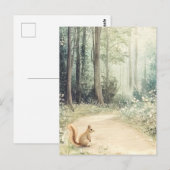 ウッドランド生物 ポストカード (正面/裏面)