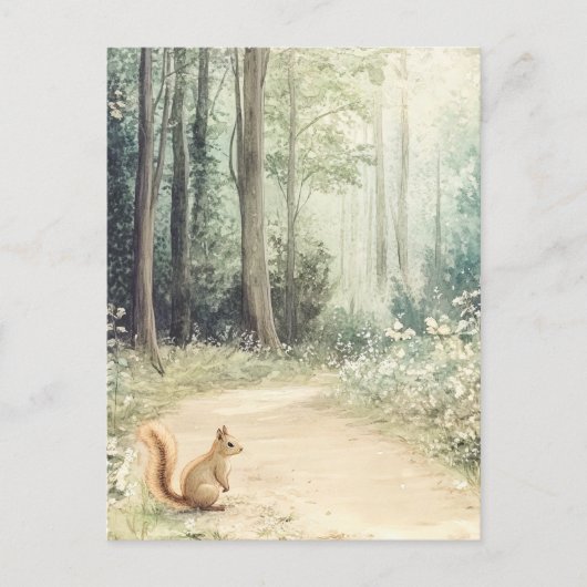 ウッドランド生物 ポストカード (正面)