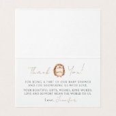 ウッドランド男の赤ちゃんシャワー折り畳み可能ありがとう車 (内部フラット)