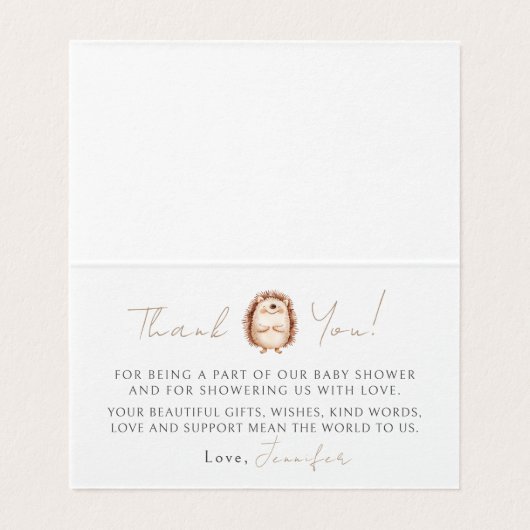 ウッドランド男の赤ちゃんシャワー折り畳み可能ありがとう車 (内部フラット)