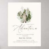 ウッドランド男女兼用アドベンチャーウェルカムサイン ポスター (正面)