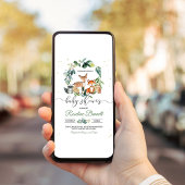 ウッドランド男女兼用ウッドランドベビーシャワー 招待状