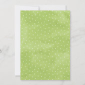 ウッドランド男女兼用キツネベビーシャワー招待状 招待状 (裏面)