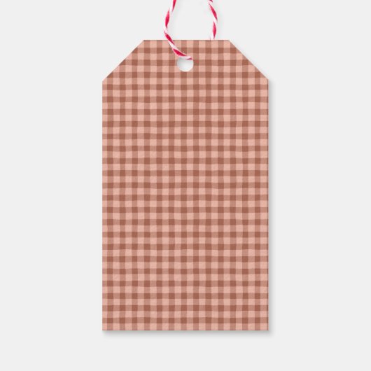 ウッドランド男女兼用赤ちゃんシャワー ギフトタグ (裏面)