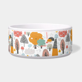 ウッドランド疑問に思お洒落エンチャント森ペット ボウル