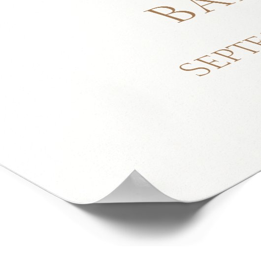 ウッドランド秋かぼちゃきのこの赤ちゃんシャワーへようこそ ポスター (角)