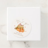 ウッドランド秋かぼちゃきのこの赤ちゃんシャワー フェイバータグ (インサイチュ)