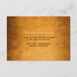 ウッドランド秋オータム結婚ズホテルアコモデーション エンクロージャーカード