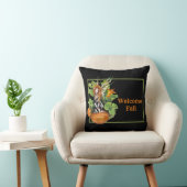 ウッドランド秋ハーベスト小妖精や小人 クッション (椅子)
