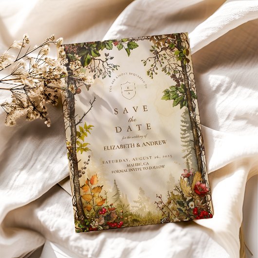 ウッドランド秋フォレ結婚スト セーブザデート