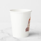 ウッドランド秋秋のベビーシャワー 紙コップ (右)