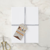 ウッドランド秋/冬の赤ちゃんシャワーありがとう ギフトタグ (より糸付き)