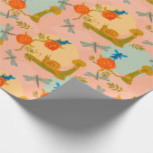 ウッドランド童話 ラッピングペーパー (角)