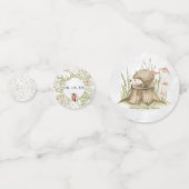 ウッドランド紙吹雪 | 森林動物パーティー コンフェッティ (裏面)