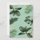 ウッドランド素朴の赤ちゃんシャワー招待状 招待状 (裏面)