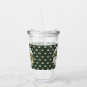 ウッドランド素朴アドベンチャーが少年の赤ちゃんシャワーを待つ アクリルタンブラー (左)