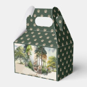 ウッドランド素朴アドベンチャーが少年の赤ちゃんシャワーを待つ フェイバーボックス (裏面サイド)