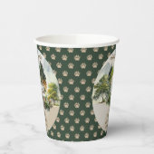 ウッドランド素朴アドベンチャーが少年の赤ちゃんシャワーを待つ 紙コップ (左)