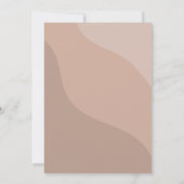 ウッドランド素朴アニマルアドベンチャーベビーシャワーインヴィ 招待状 (裏面)