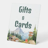 ウッドランド素朴アニマルズギフト&カード誕生日 台座サイン (正面)