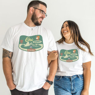 ウッドランド素朴アニマルベビーシャワー誕生日 Tシャツ