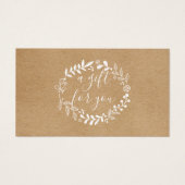 ウッドランド素朴クラフト商品券 (正面)