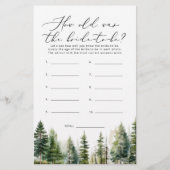 ウッドランド素朴ゲームをする花嫁の年齢 (正面)