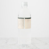 ウッドランド素朴フォレストOh Boy Bear Baby Shower ペットボトルラベル (裏面)