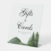 ウッドランド素朴マウンテンフォレストギフト&カードサイン 台座サイン (正面)