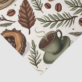 ウッドランド素朴ロースト：コーヒーギフトラップ 薄葉紙 (詳細)