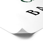 ウッドランド素朴動物赤ちゃんシャワー歓迎サイン ポスター (角)