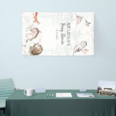 ウッドランド素朴森林動物の赤ちゃんシャワー 横断幕 (トレードショー)