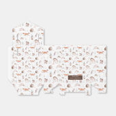 ウッドランド素朴森林動物ベビーシャワー好意B フェイバーボックス (折り畳みなし)