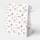 ウッドランド素朴森林動物ベビーシャワー好意B フェイバーボックス (裏面サイド)