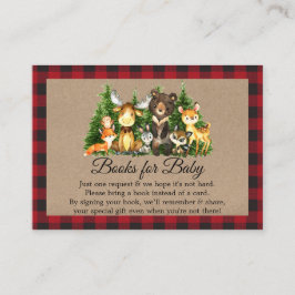 ウッドランド素朴森林動物ベビー エンクロージャーカード