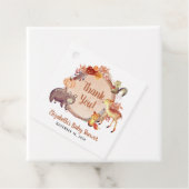 ウッドランド素朴秋の赤ちゃんシャワーありがとう フェイバータグ (インサイチュ)