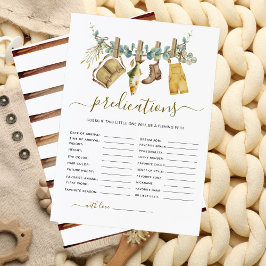 ウッドランド素朴魚釣りの赤ちゃんシャワー予測