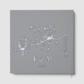 ウッドランド素朴・ラブ・バード・ロマン結婚ティック ゲストブック (裏面)