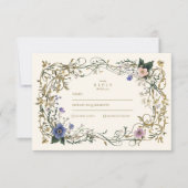 ウッドランド結婚シダ 出欠カード (正面)