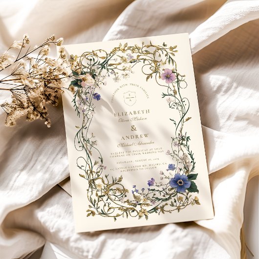 ウッドランド結婚シダ 招待状