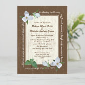 ウッドランド結婚トリリウム 招待状 (スタンド正面)